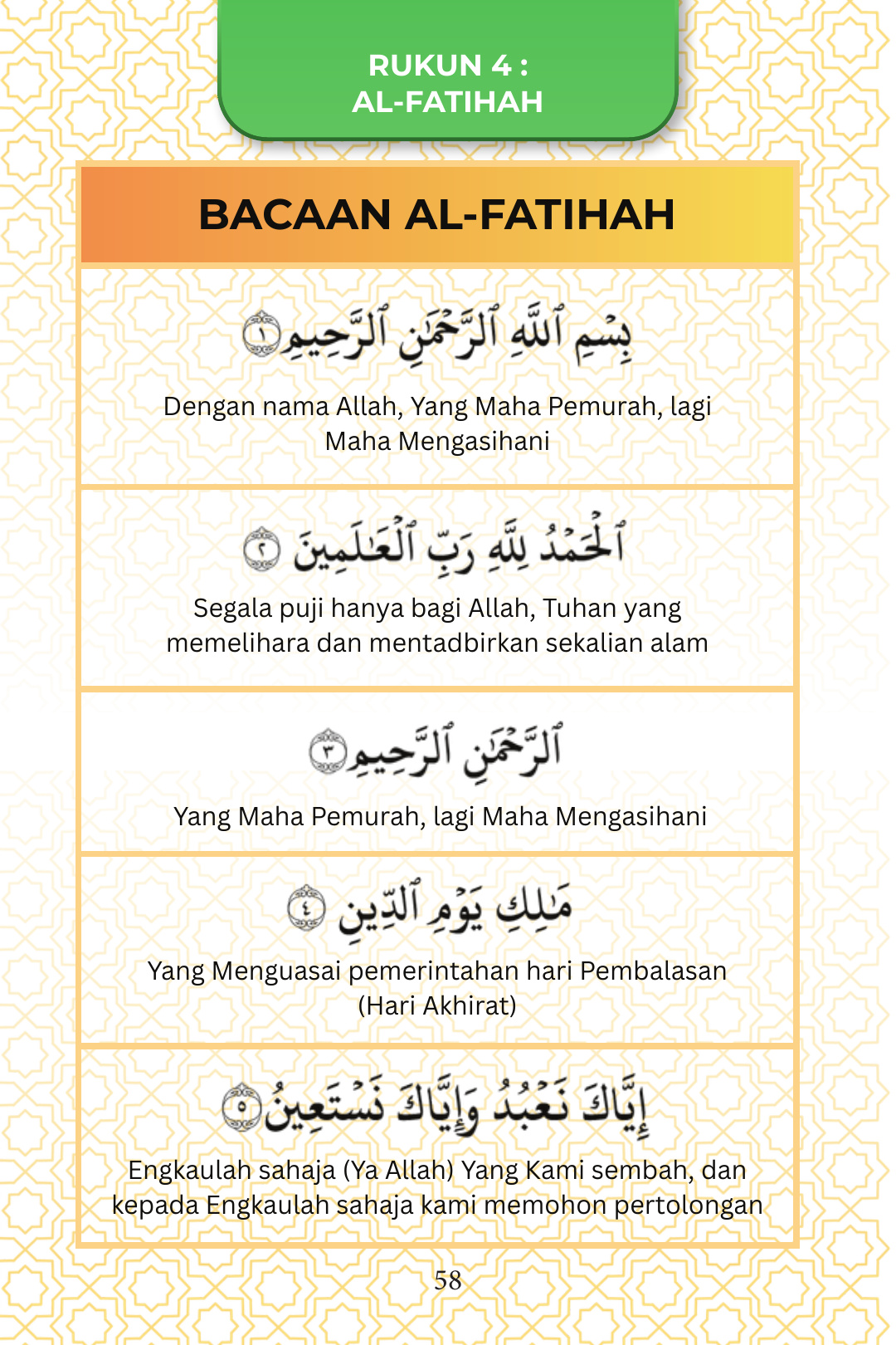 Bacaan Arab & makna
