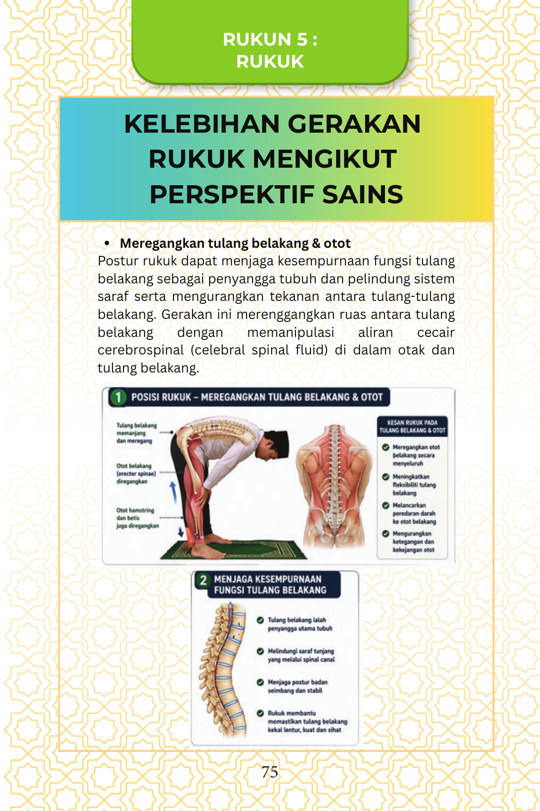 Perspektif sains: rukuk · Hlm. 75 — halaman sebenar buku
